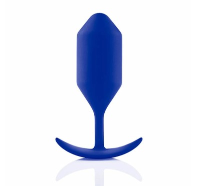 Plug analny - B-Vibe Snug Plug 4 Navy